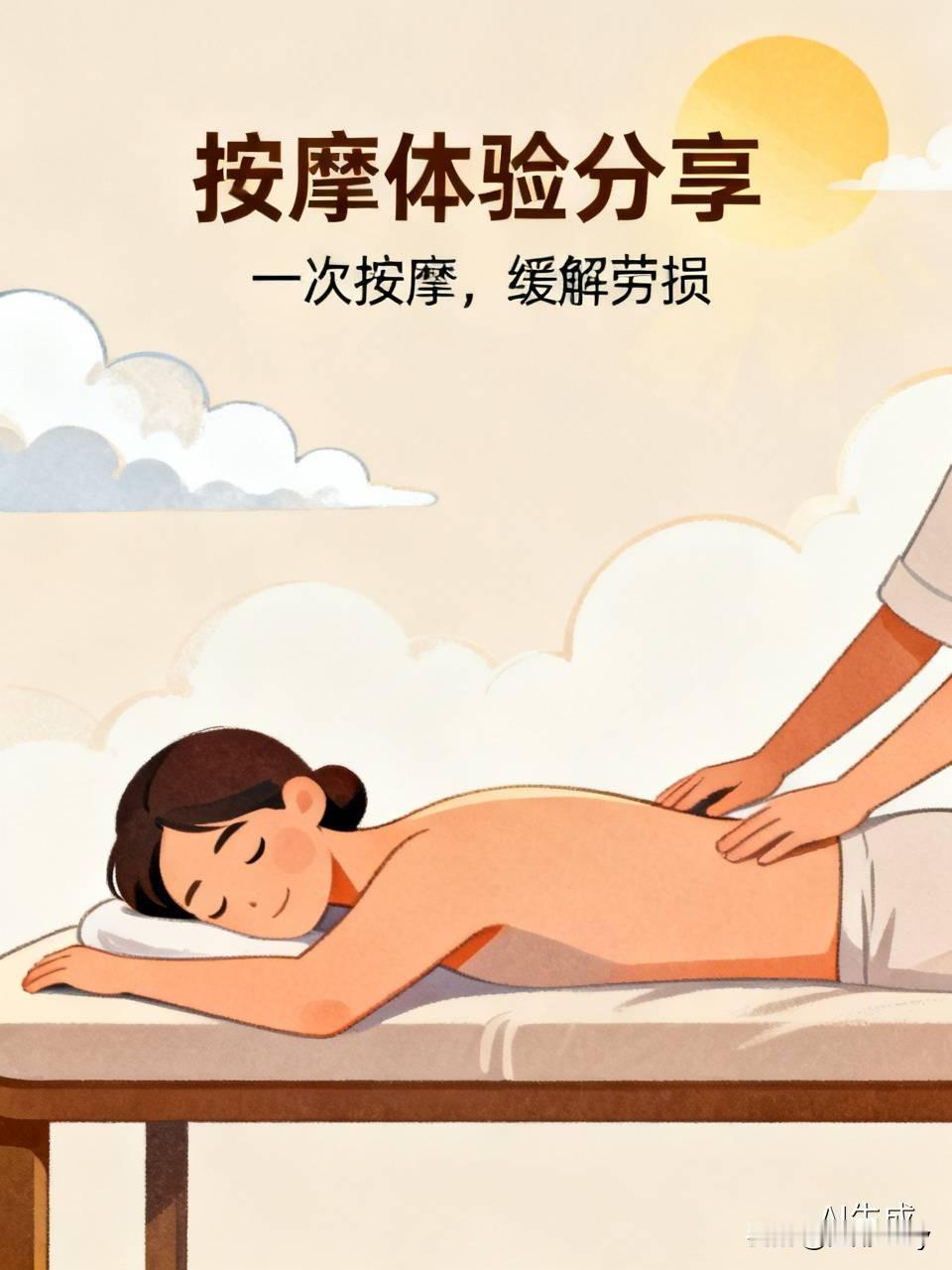这几天腰疼，昨天去按摩了一下，你还别说，这效果真的还不错。

今天觉得，这腰就不