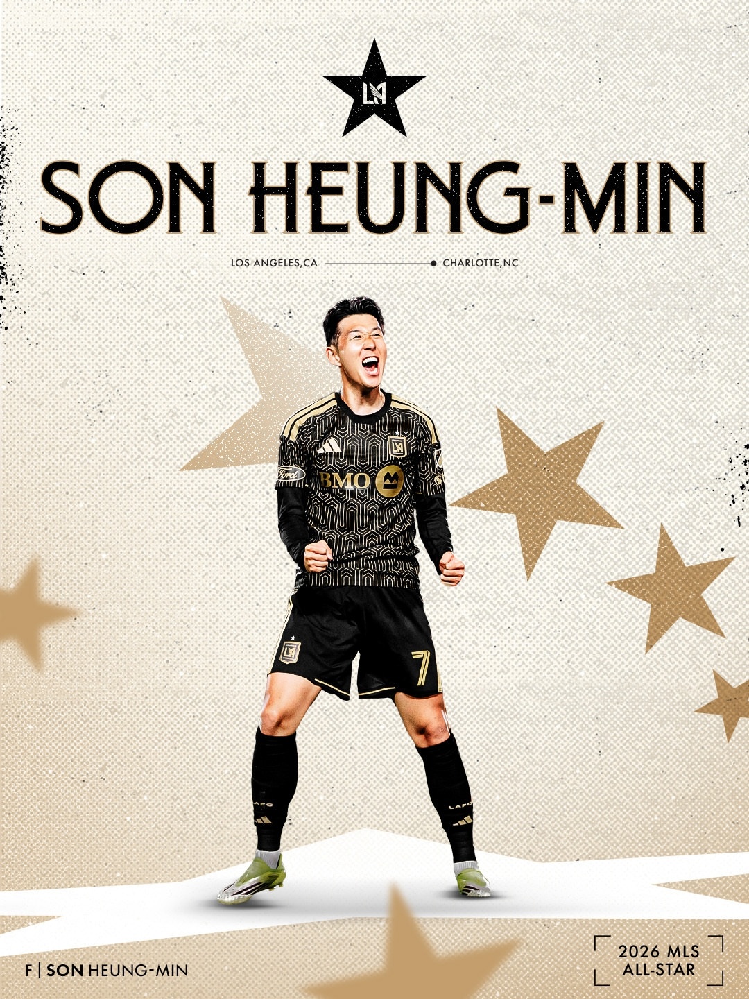 孙兴慜 LAFC官方：祝贺Sonny入选美职联全明星一阵，球队将于7月29日在夏