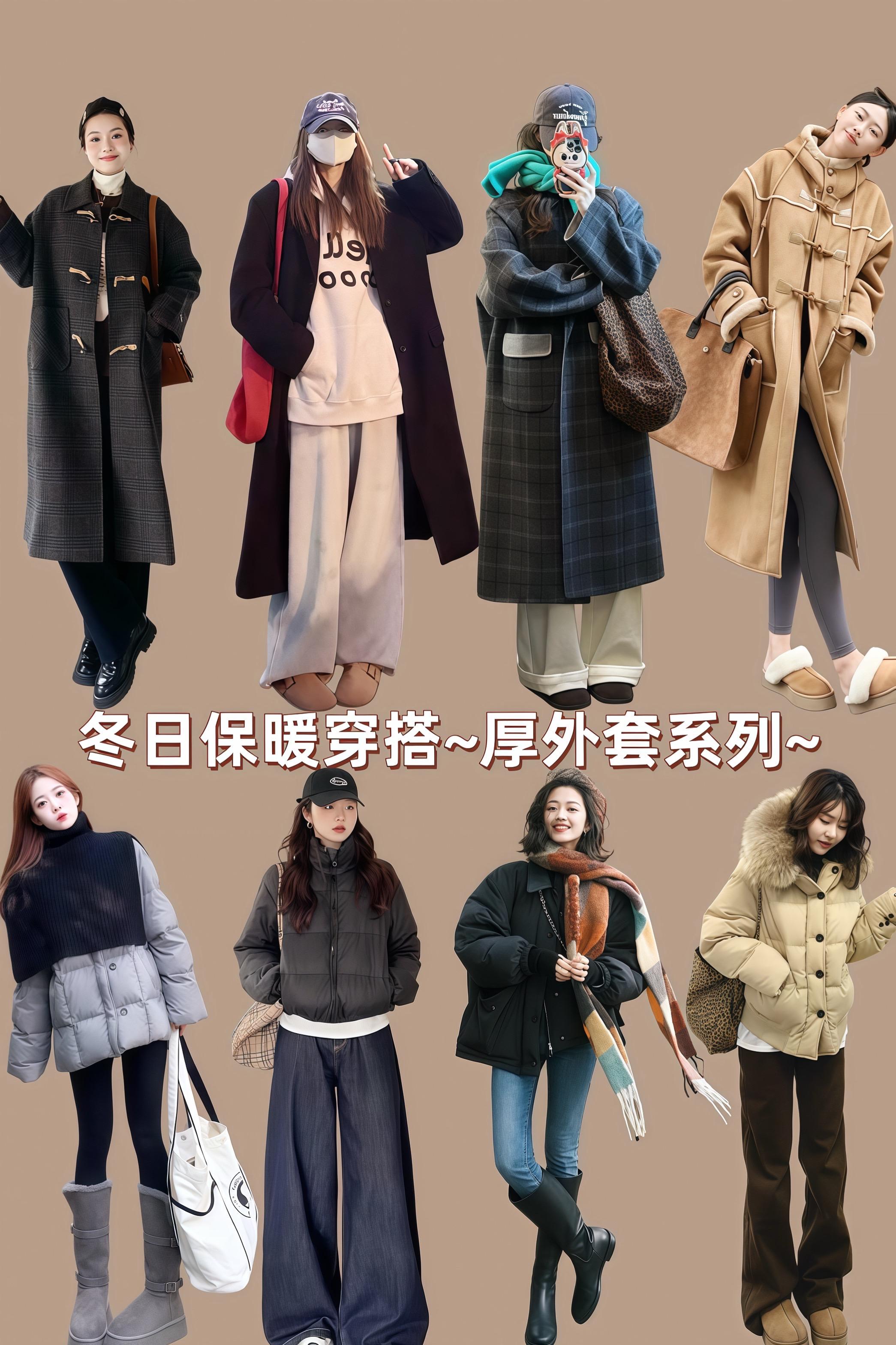 厚外套给的安全感 秋冬穿搭 ootd 今日穿搭look比冬天先来的是暖系流光