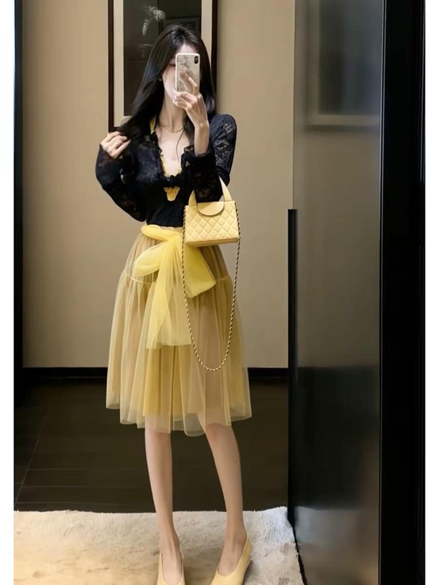 时尚穿搭！巨好看贵气小众衬衫套装裙！时尚穿搭̀