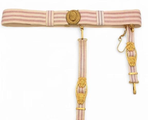 1947年式苏联海军阅兵腰带
苏联 手工皮带 历史的印记 海军