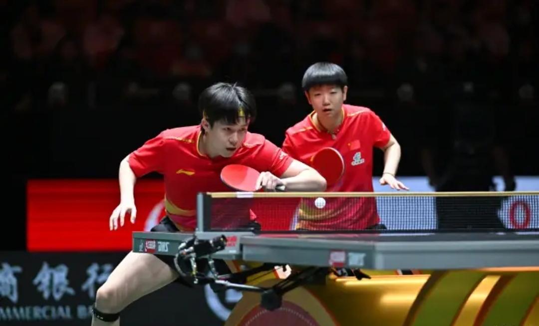 真不愧是莎头组合，
直接三比零横扫对手，
这届世界杯的混双冠军估计又稳了，看王楚