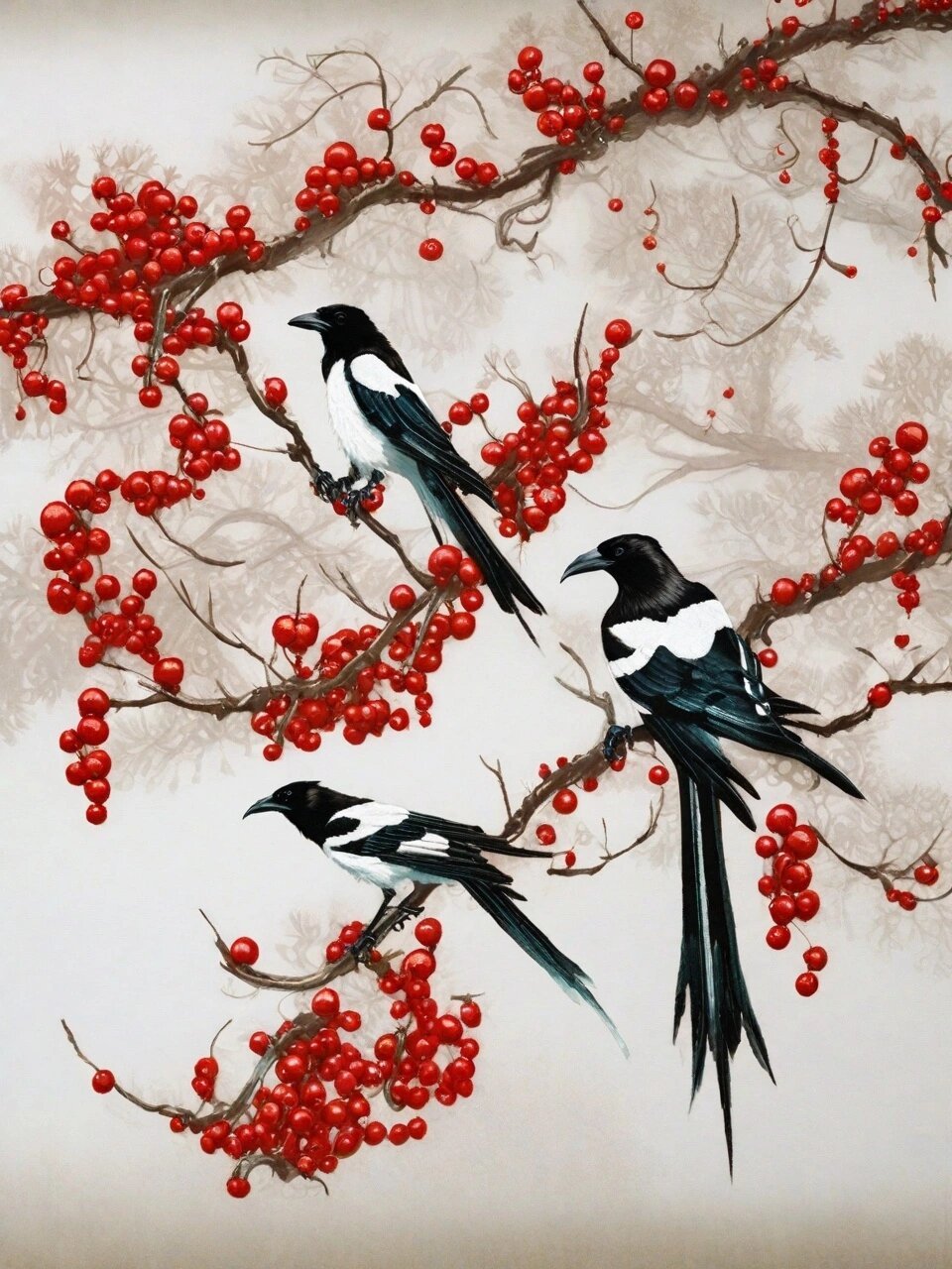 喜鹊喳喳，万事顺遂 ​​​