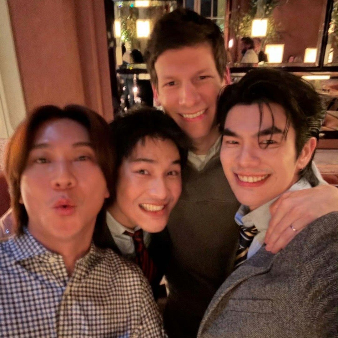 于适金珉奎刘宪华横滨流星同框 Dior晚宴于适金珉奎刘宪华横滨流星同框啦，期待四