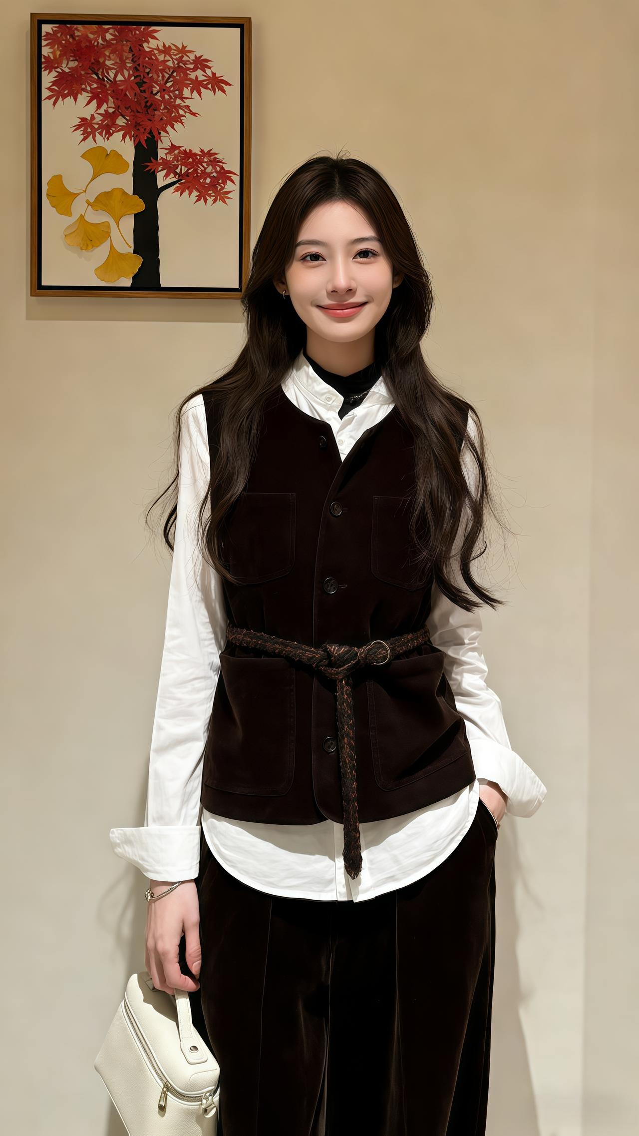 穿搭 韩系温柔风套装 美拉德穿搭 初春穿搭 今天穿什么