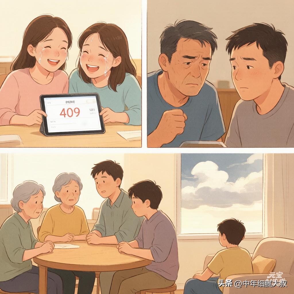 高考出分那天，真是几家欢喜几家愁啊！

我朋友姐姐家那孩子，我是看着长大的，以前