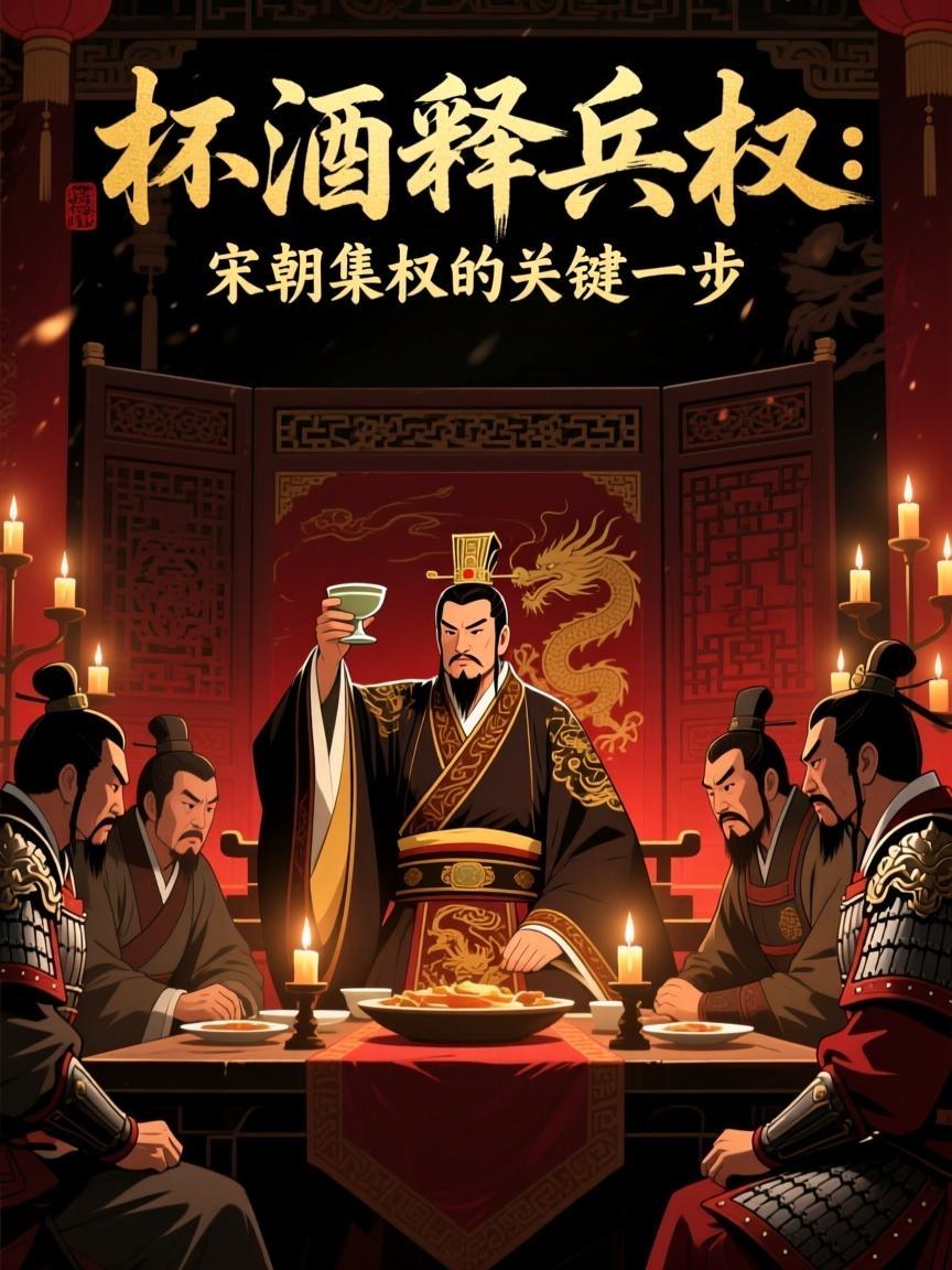 赵匡胤以一杯酒宴，和平收回开国悍将兵权，全程未动刀兵、未起杀心。他厚赐良田美宅，