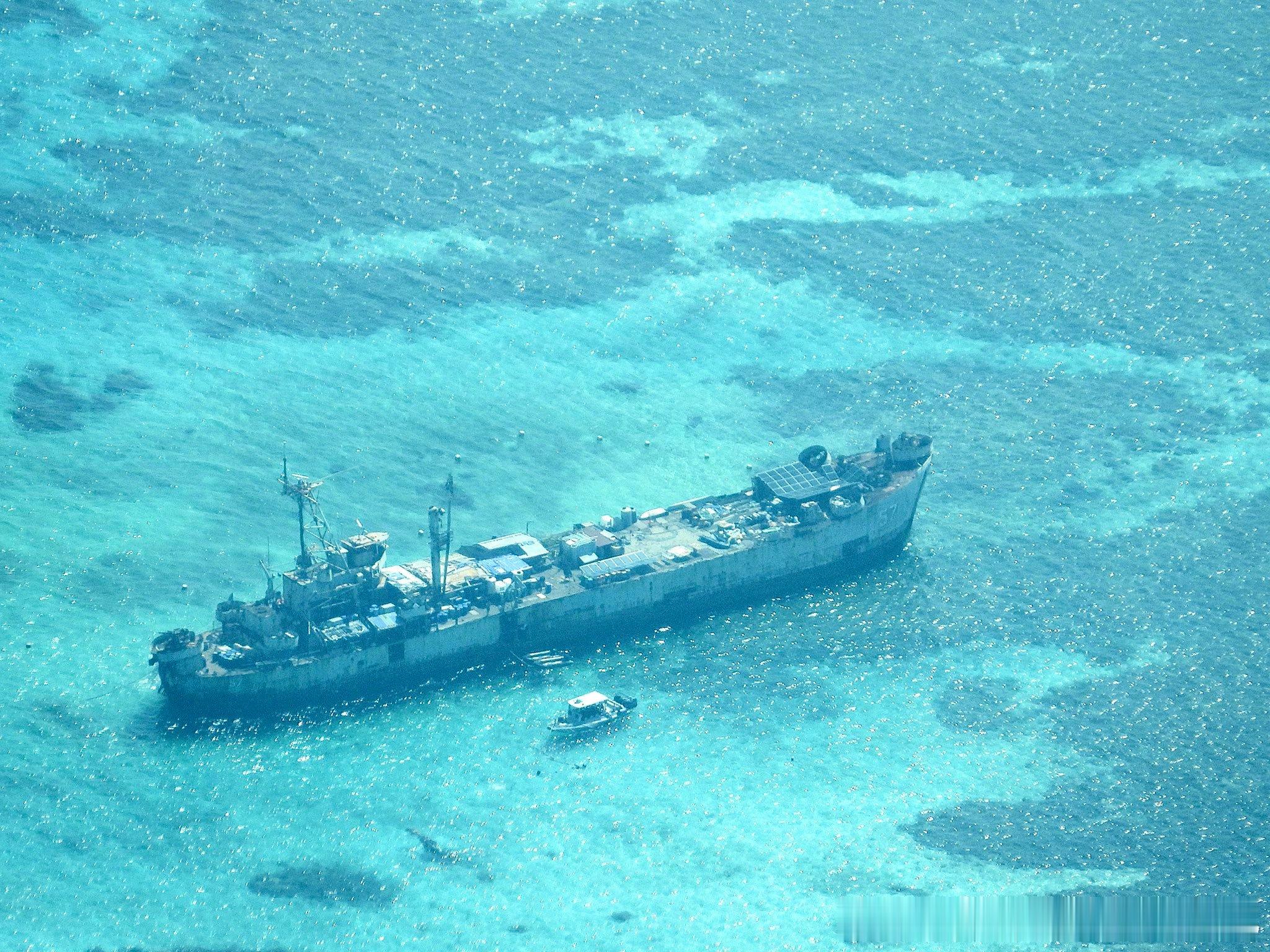 南海维权巡航专项 【岛礁】2026年2月21日中国南沙群岛仁爱礁组图。飞机飞经我