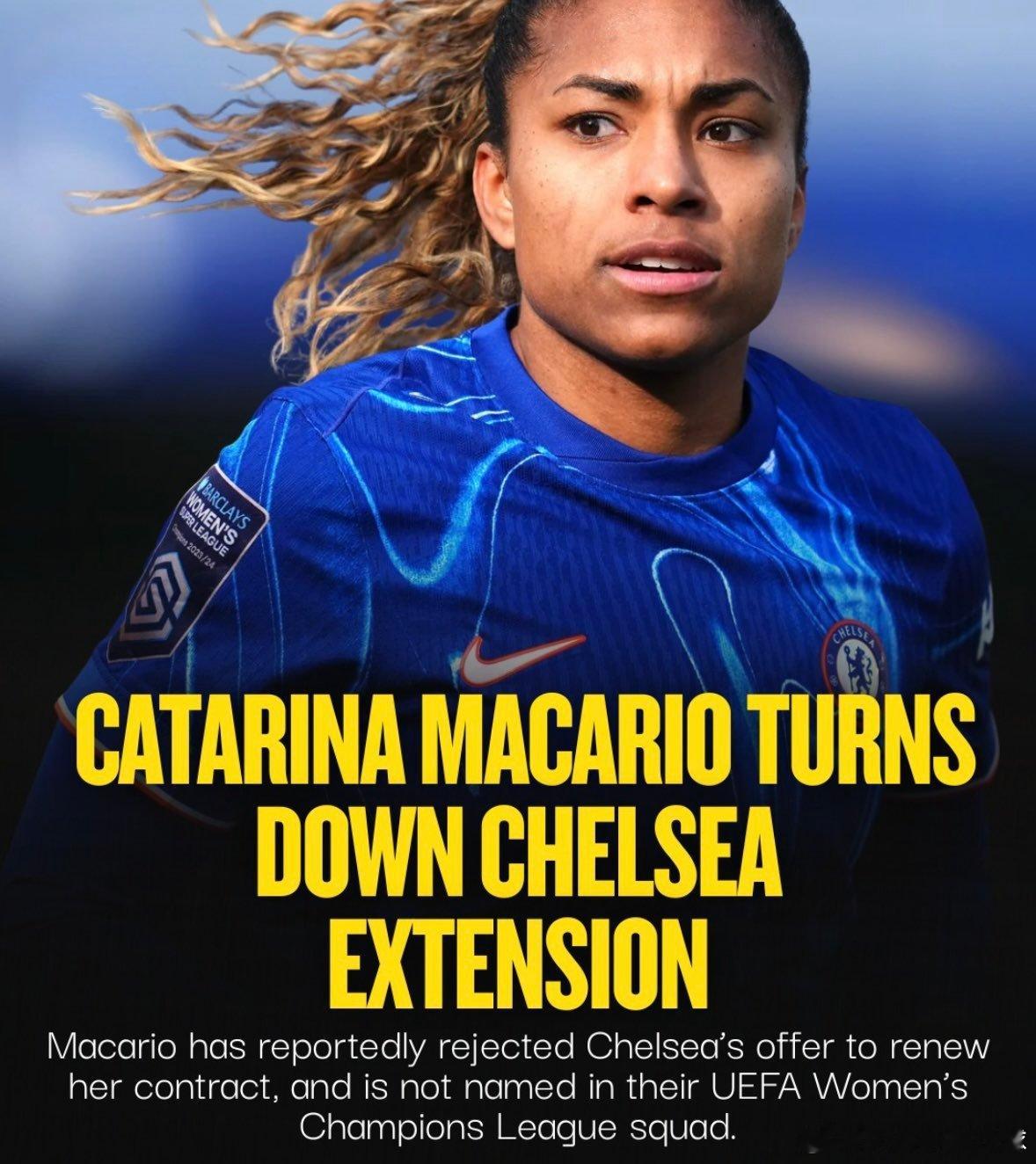 barclayswsl 如果Cat今夏离开切尔西，“Family FC”即告解散