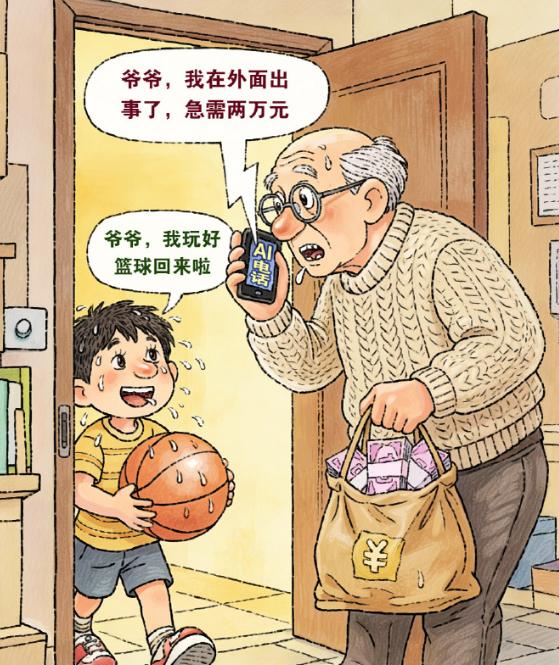 3名老人被AI孙子骗6万，骗子拟声克隆声音，最终获刑2年1个月
近日，最高人民法