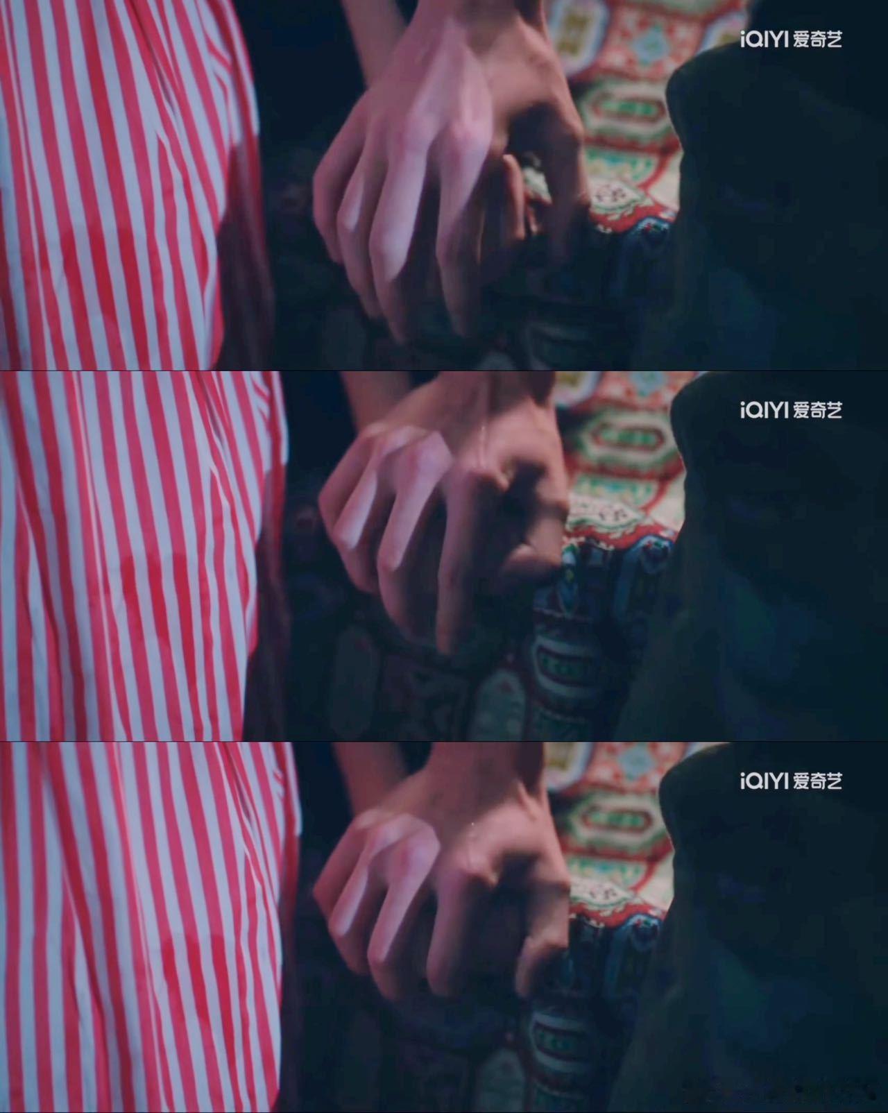 双轨后视镜翻转镜头 神来之笔 靳朝无意间的关心总是直击心底，他为姜暮调整背带的举