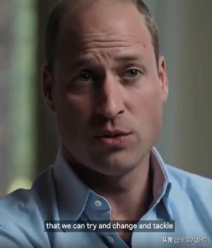 从少年感到沧桑，威廉王子只用了短短几个月。
威廉王子准备已久的慈善纪录片《我们可