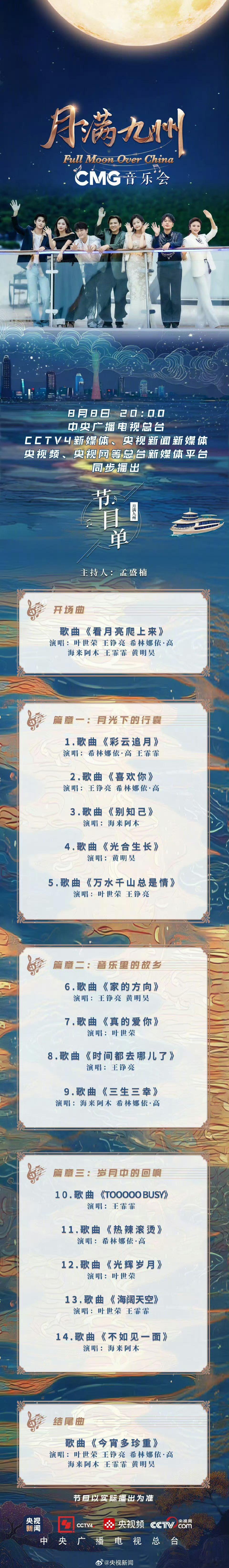 广州塔下的游轮音乐会怎么不算浪漫呢月满九州音乐会 珠江波影映塔光，游轮载着月满九