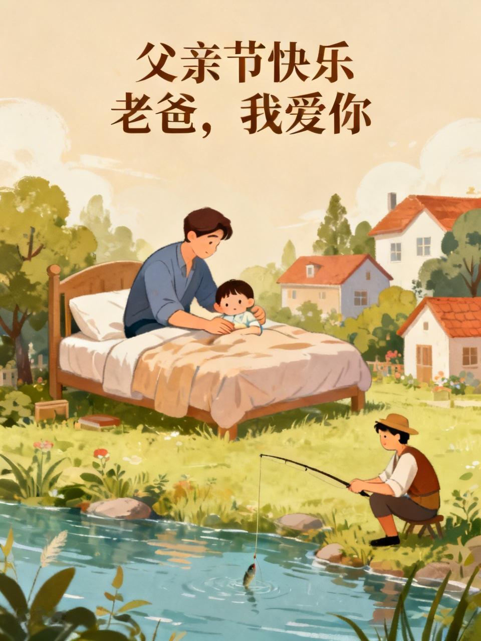 父亲节快到了，老爸的爱总是藏在行动里。我想起小时候，冬天我半夜踢被子，老爸总会轻