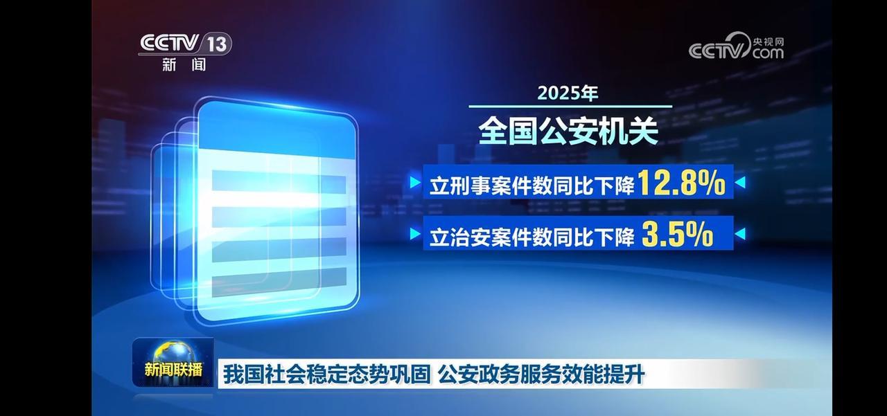 2025年公安数据：案件数下降，社会更安全！🔒📈