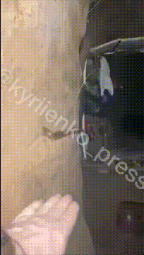 当地时间11月26日，乌克兰武装部队第30机械化旅士兵，在顿涅茨克州瓦休基夫卡前