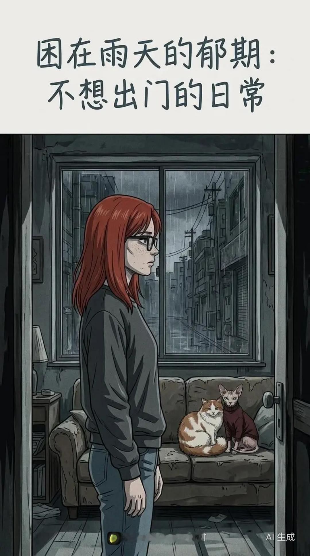 漫画 漫画推荐 双相情感障碍 阴雨天 精神状态belike