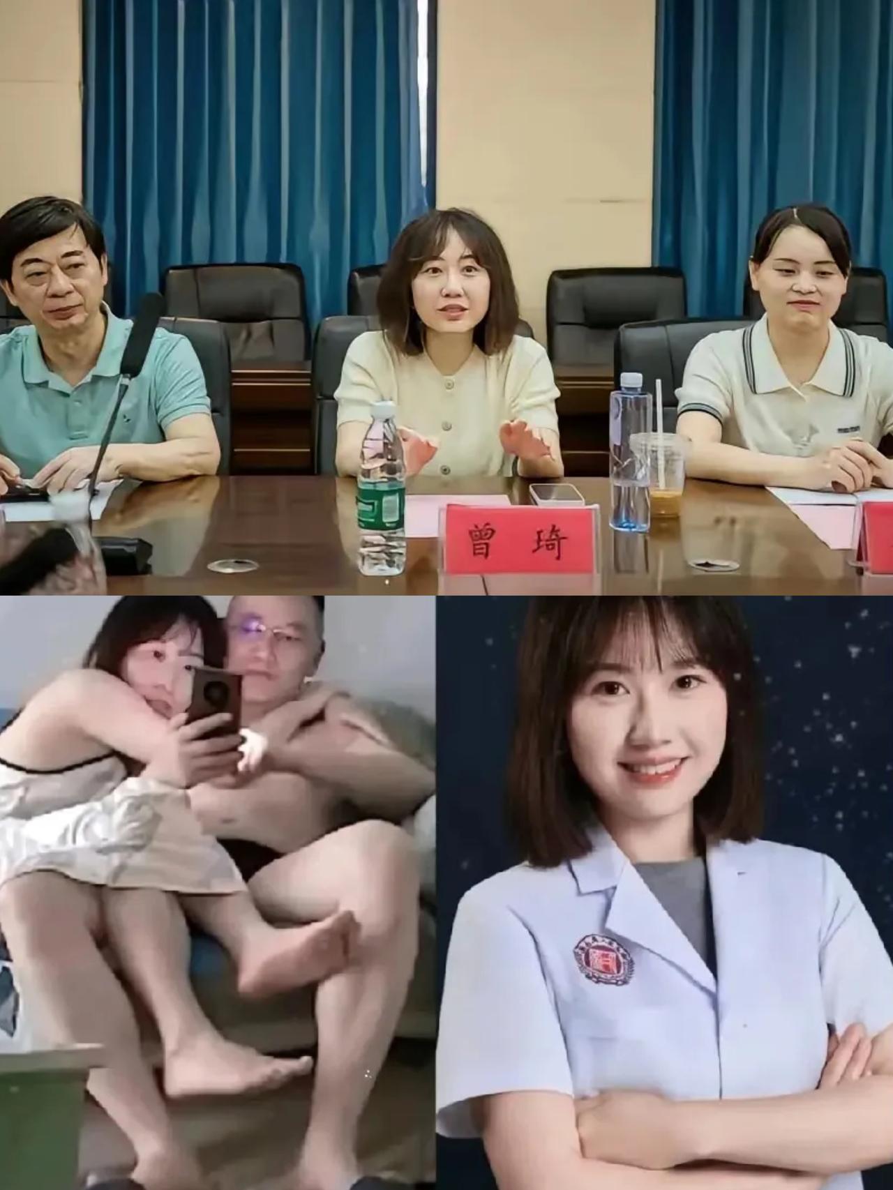 曾医生还是挺漂亮的，不仅长的肤白貌美大长腿，而且五官端正，眼睛也是顾盼生辉。
