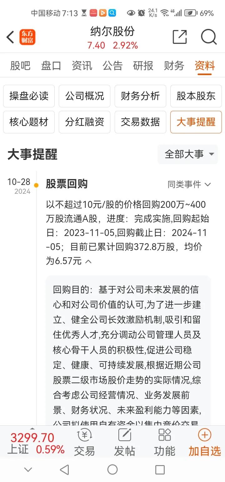 早间传来三家上市公司回购自家股票的消息，或影响今天A股相关走势。第一家回购的公司