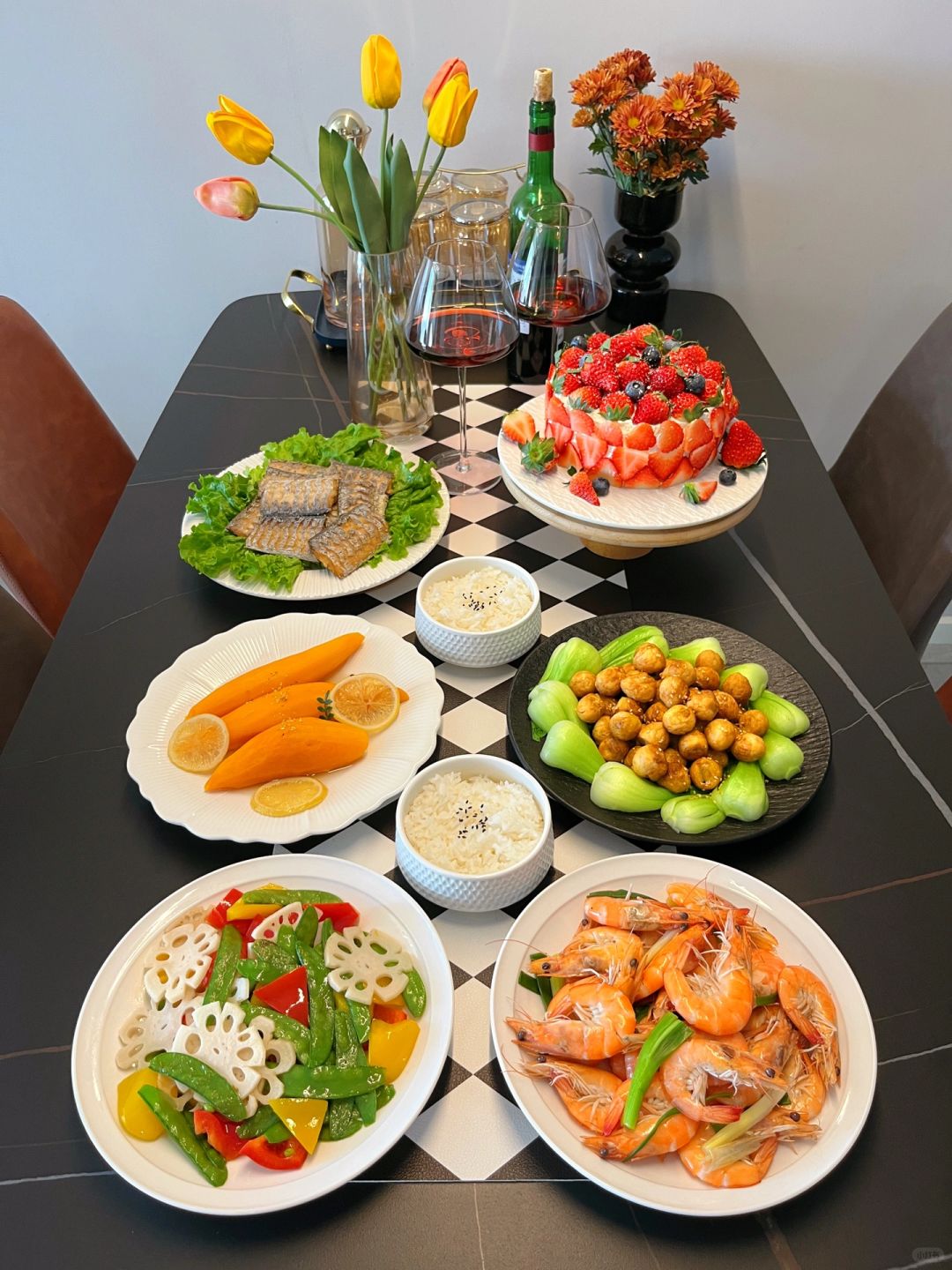 快来吃🍓冬天的第一个草莓蛋糕