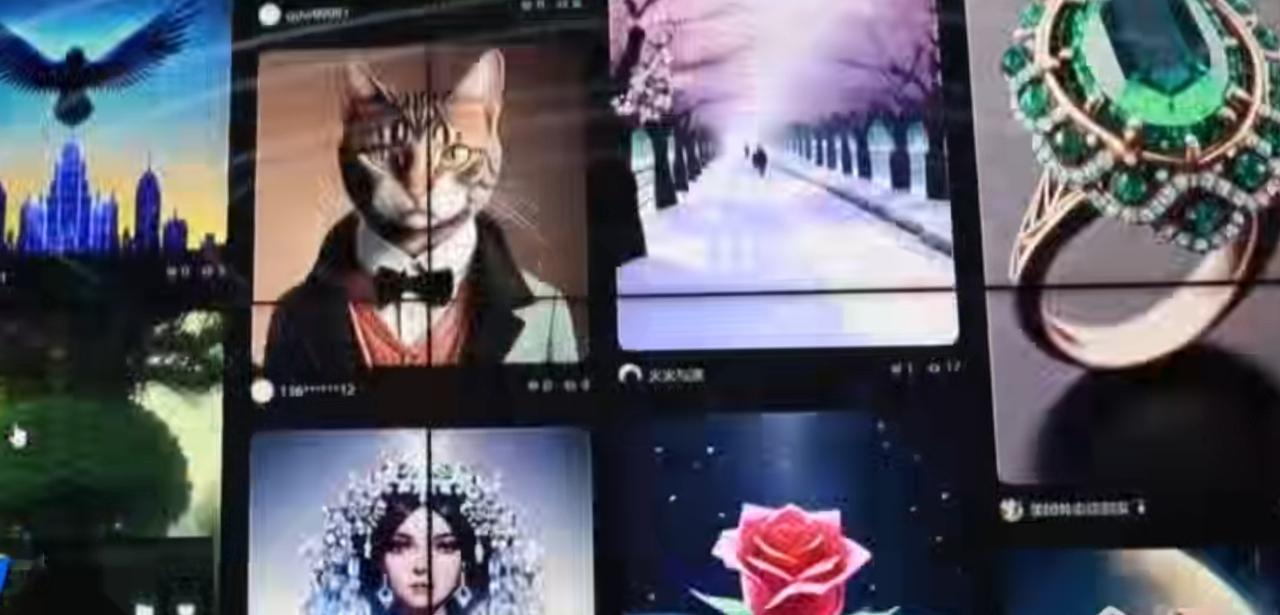 从AI生成的创意视觉作品，到实验室里的精密算法研发，从列队行进的人形机器人，到工