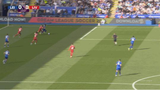狐狸城也回了一个门柱[傻眼]莱斯特城vs利物浦 英超联赛 ​​​