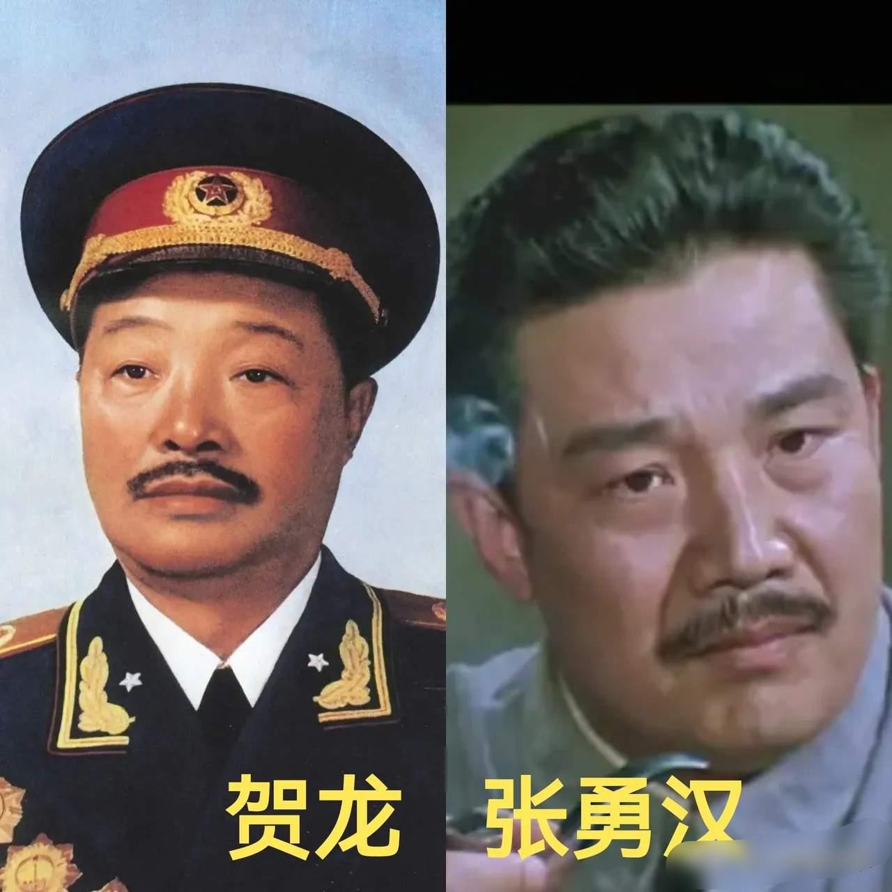 盘点三位饰演贺龙元帅的老演员，张勇汉、夏宗佑、余志华，跨越不同年代影视作品，用演