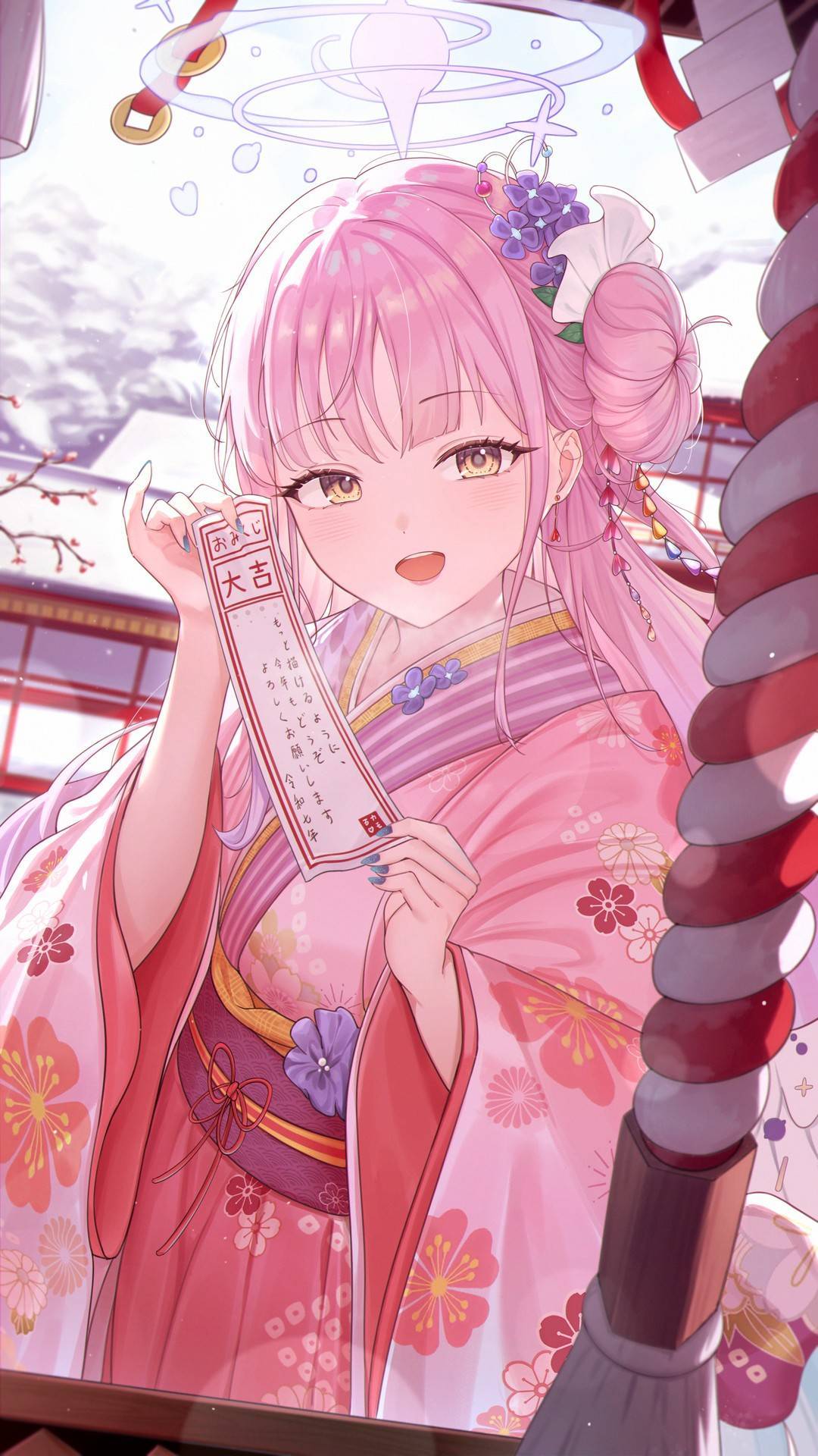 圣园未花——碧蓝档案——画师: Kamoru，网页链接