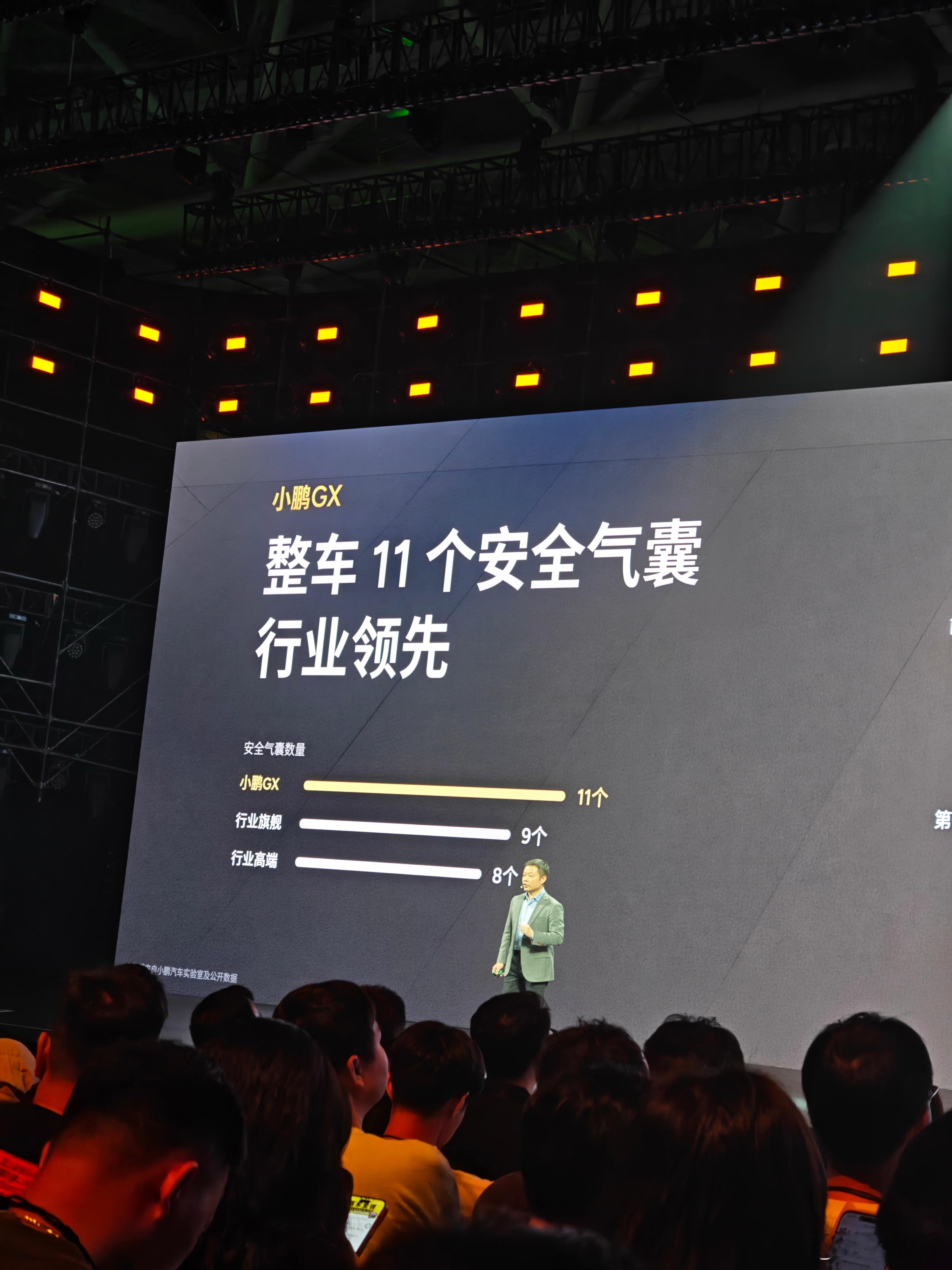 何小鹏称GX上下前后左右都抗撞小鹏GX把四大安全测试场搬到发布会小鹏GX这波属实