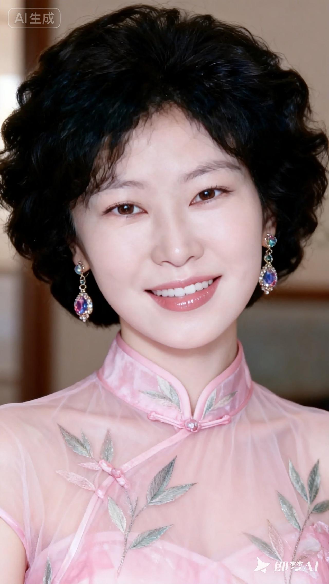 优雅旗袍，复古卷发，精致妆容，尽显东方韵味！🌸💄👗