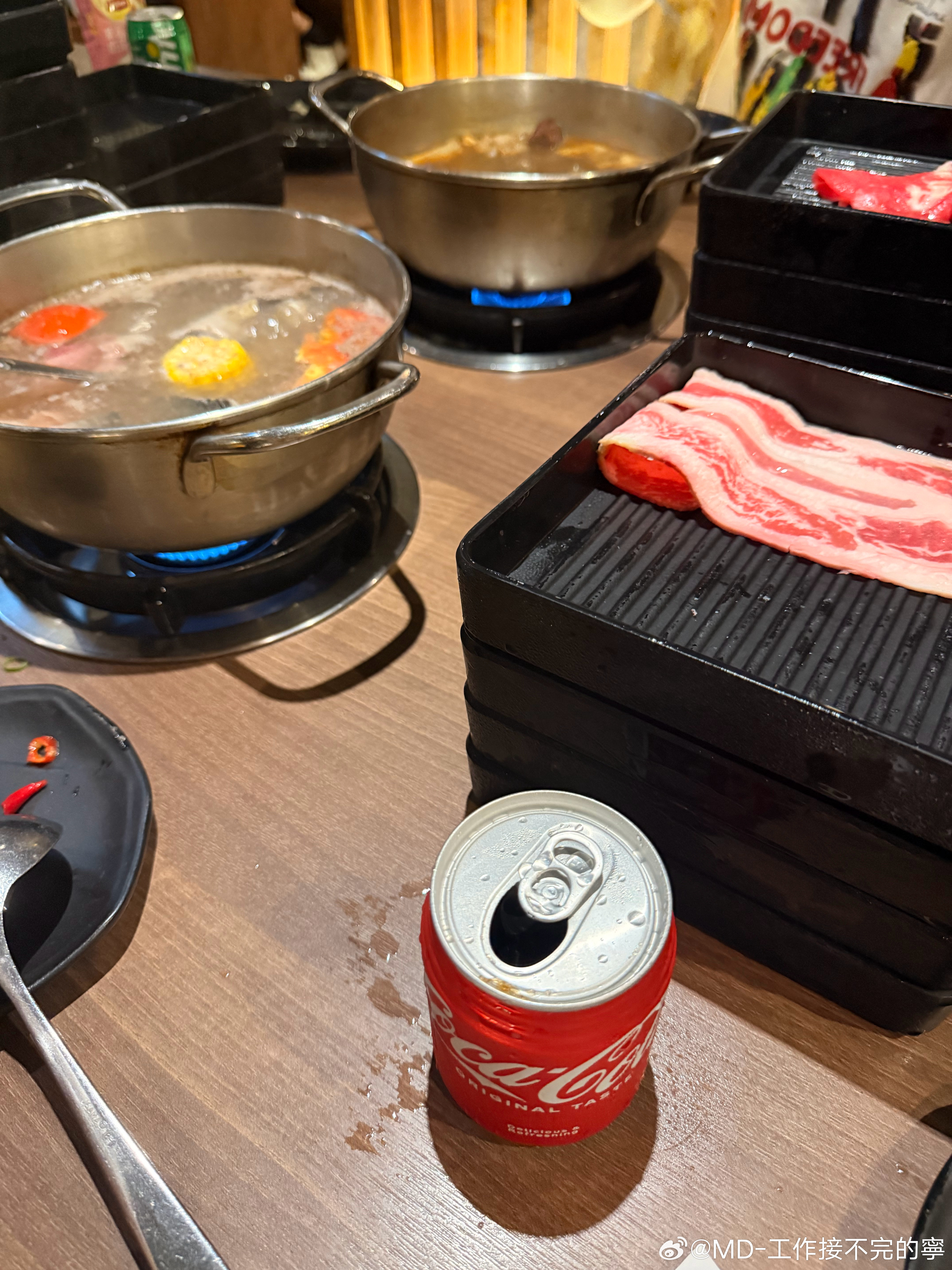 祝庆周五[哈哈][哈哈]為吃火锅找一个小小理由又是去打狗霸吃到饱的一餐 ​​​