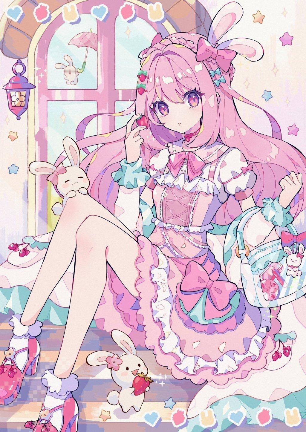 丸仔鱼罐头｜插画分享来自：はねずハル🌸（hnzharu）#夏日次元盛典##热游