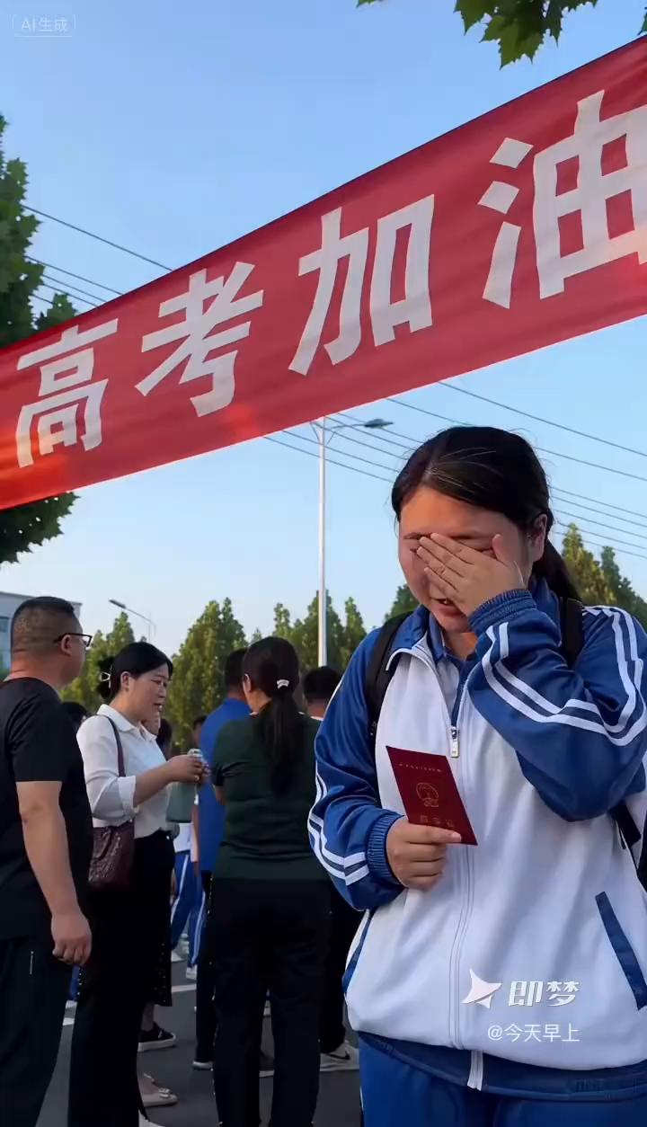 今天就要上考场了，爸妈都不在身边，没人来送我考试。刷到视频的叔叔、阿姨、哥哥、姐