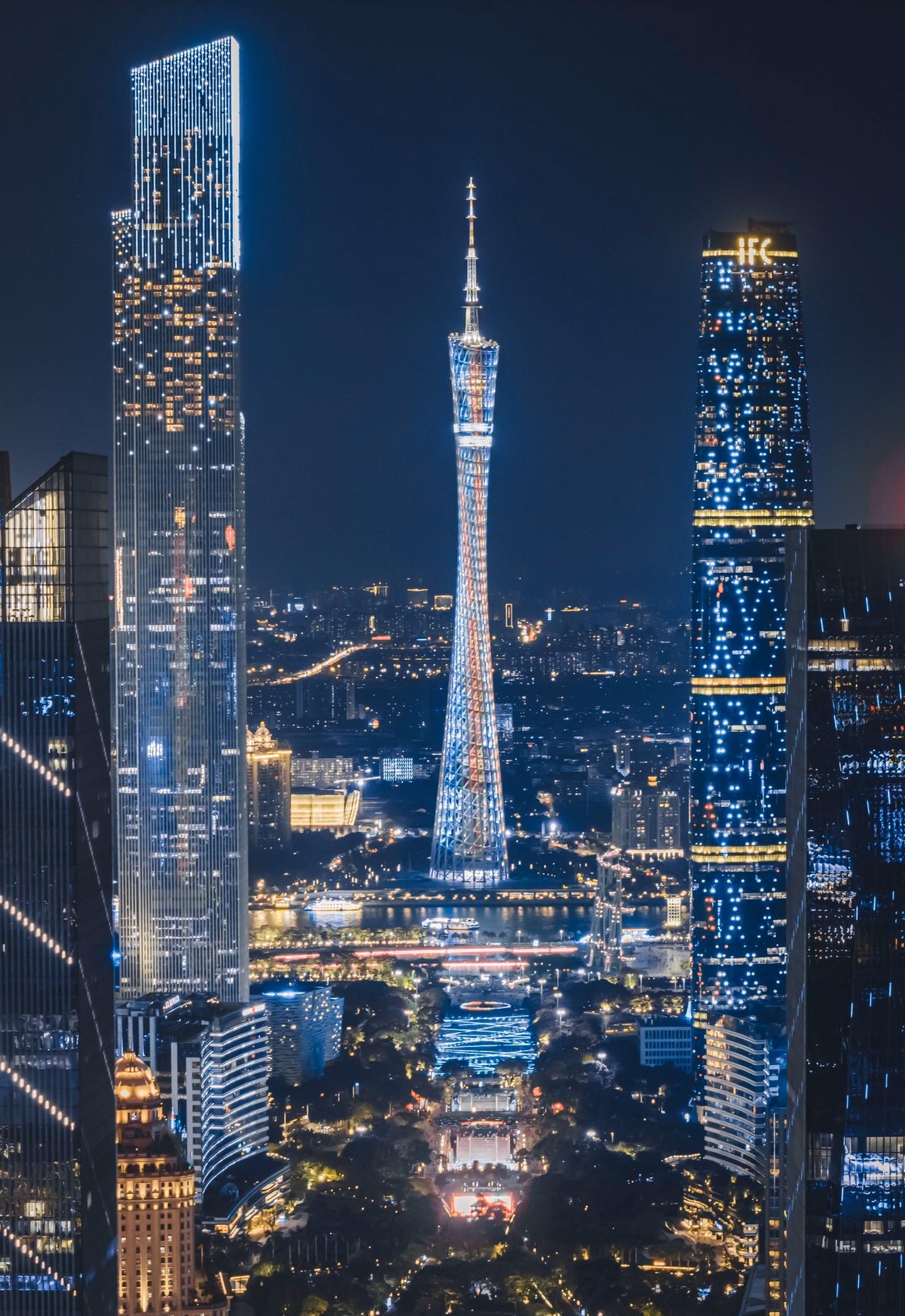 总要来趟广州吧，感受夜景的魅力。