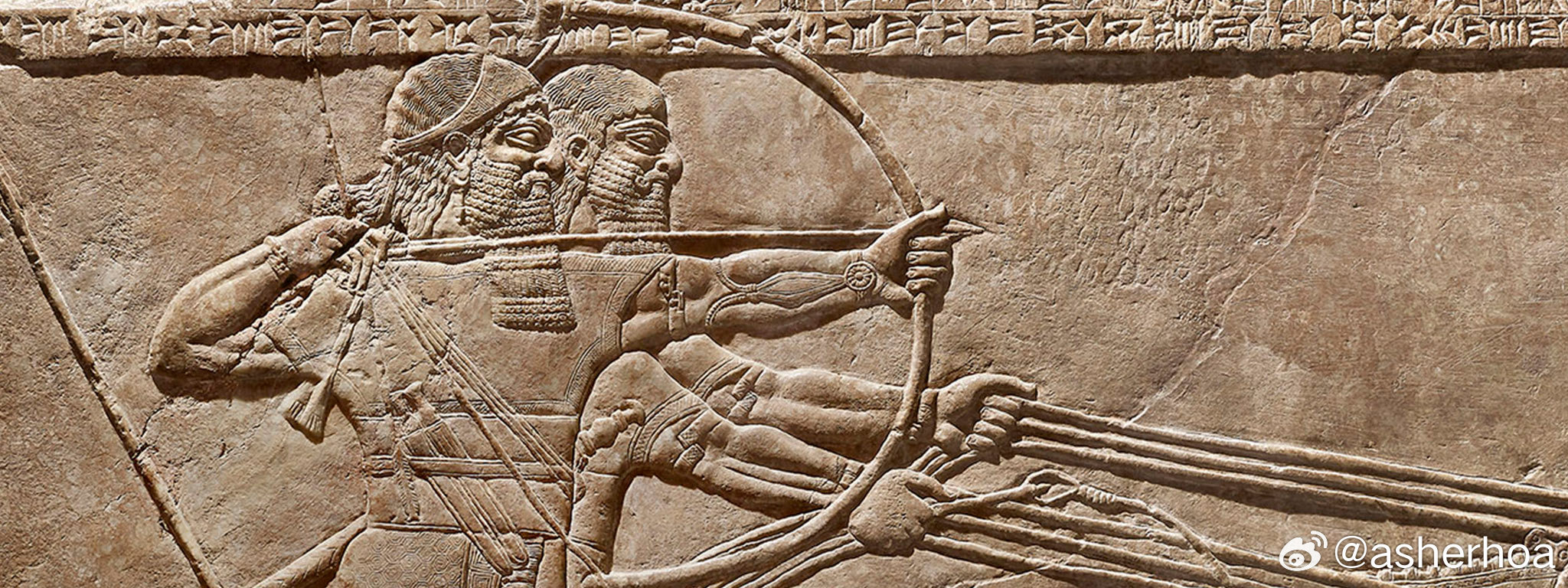 西洋历史文化鱼缸 历史知识 大英博物馆收藏的这块亚述浮雕，是19世纪中期奥斯汀·