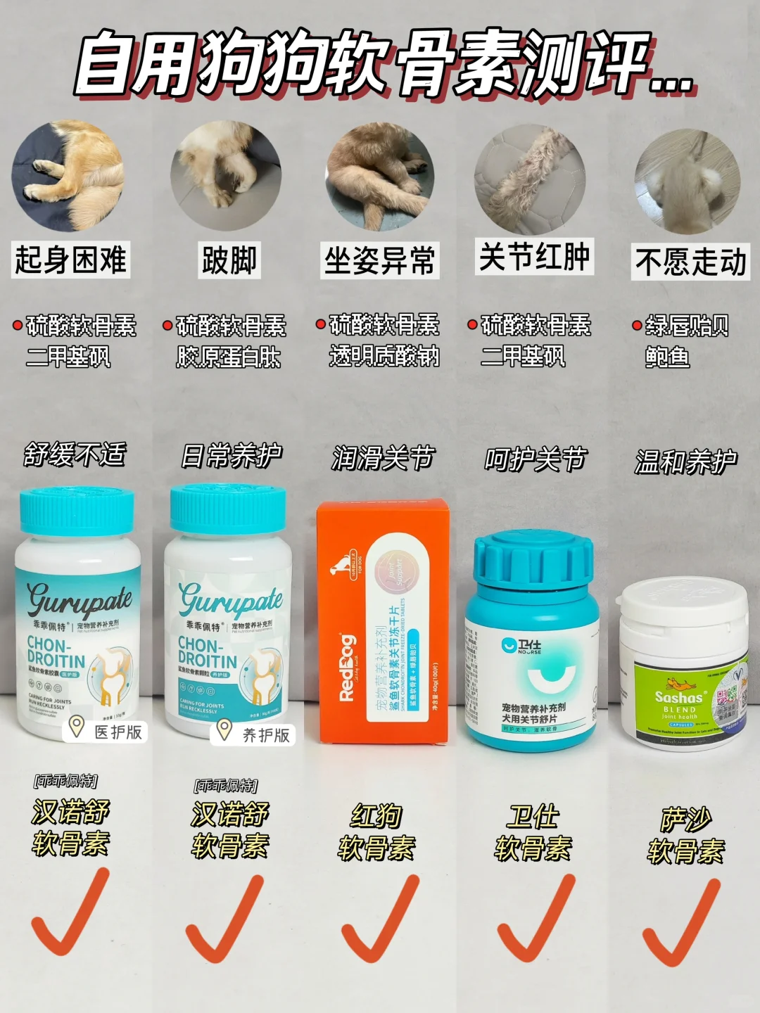 新手养狗:选狗狗软骨素别被割韭菜!