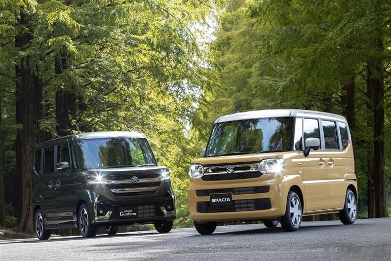 铃木热门kei car、盒子形的Spacia换代了——比老款甚至还更方了一点[d