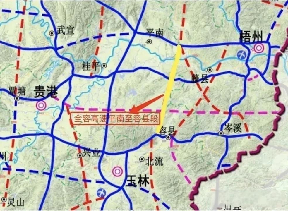 四年磨一剑筑通途！平容高速通车，桂东南迈入1小时通勤圈
 
浔江两岸再添通途，桂