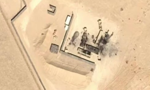 新的卫星图上，约旦那淘被锤烂的萨德系统AN/TPY-2反导雷达清晰可见，川子的心