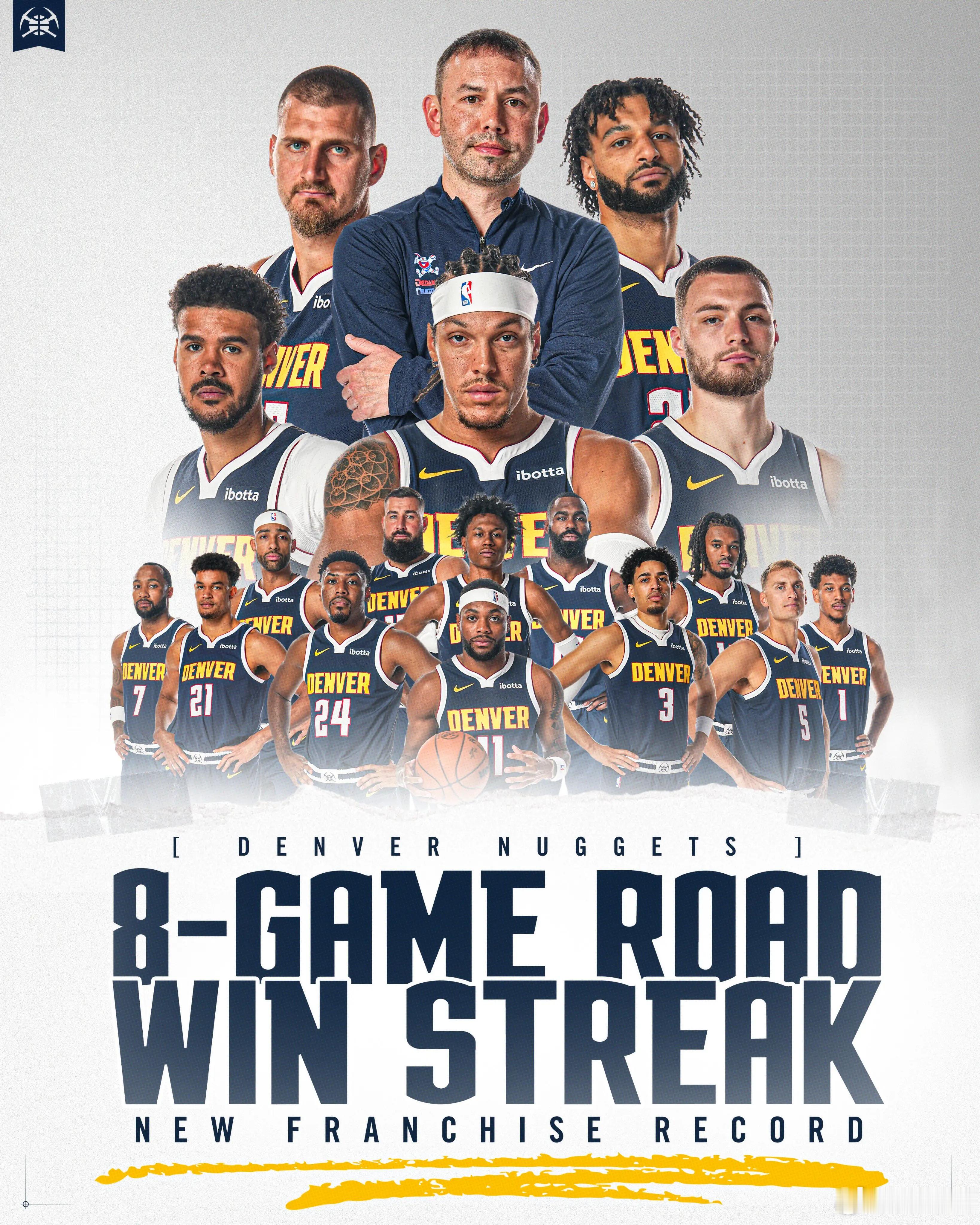 掘金斩获客场8连胜！创造队史纪录北京时间12月4日，NBA常规赛继续进行。掘金本