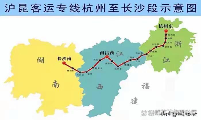 沪昆高铁杭长段（杭州东—长沙南）是连接长三角与中部地区的“黄金通道”，2014年