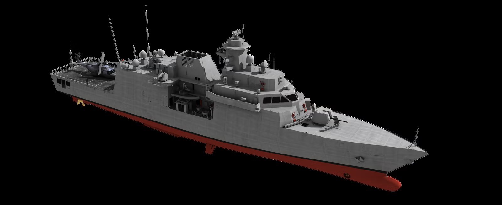 中外舰闻 烽火问鼎计划 每天认识一件兵器 Fincantieri官网更新后的PP