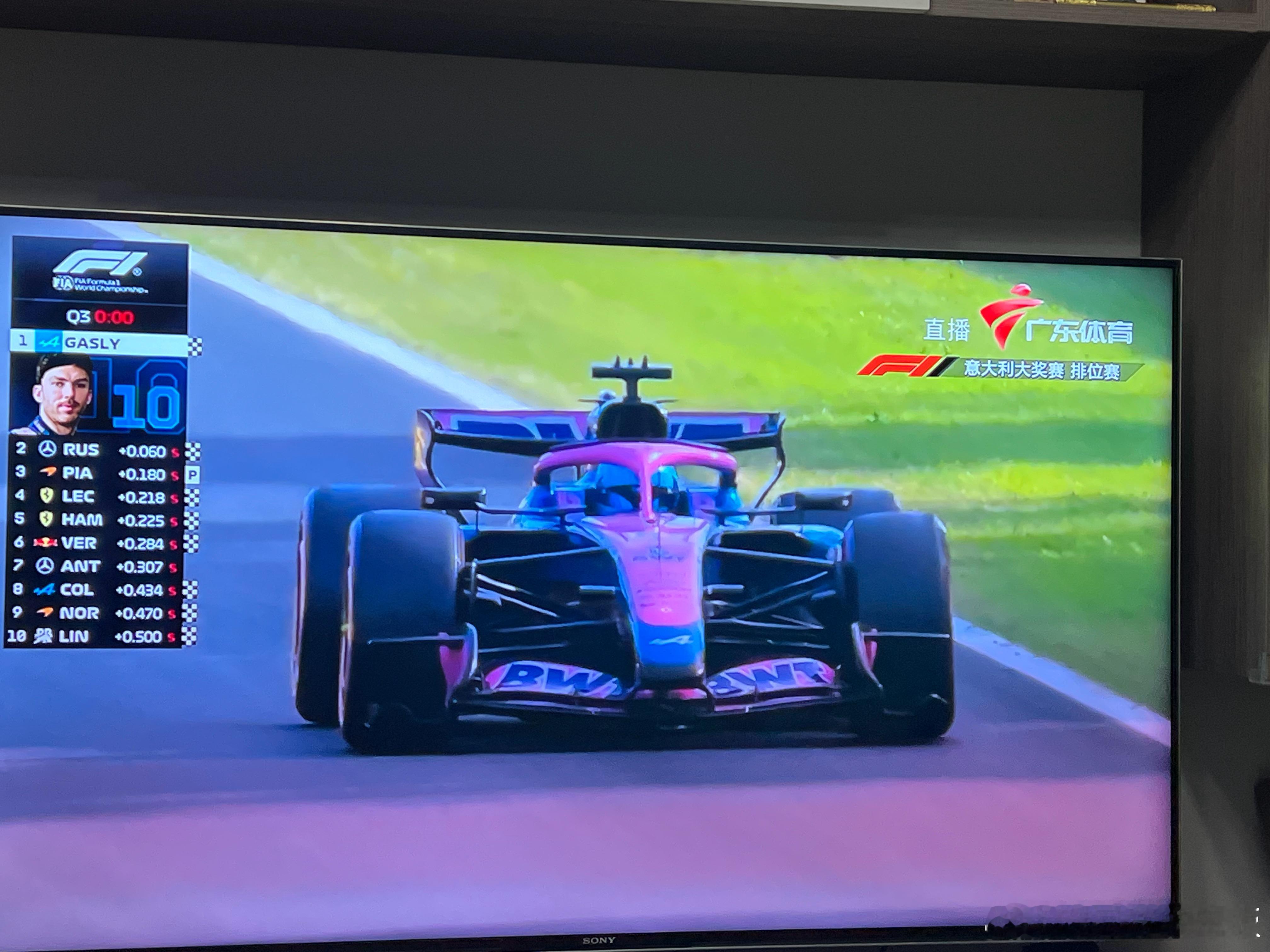 没想到加斯利拿了杆位啊[笑cry]2026F1意大利大奖赛F1 ​​​