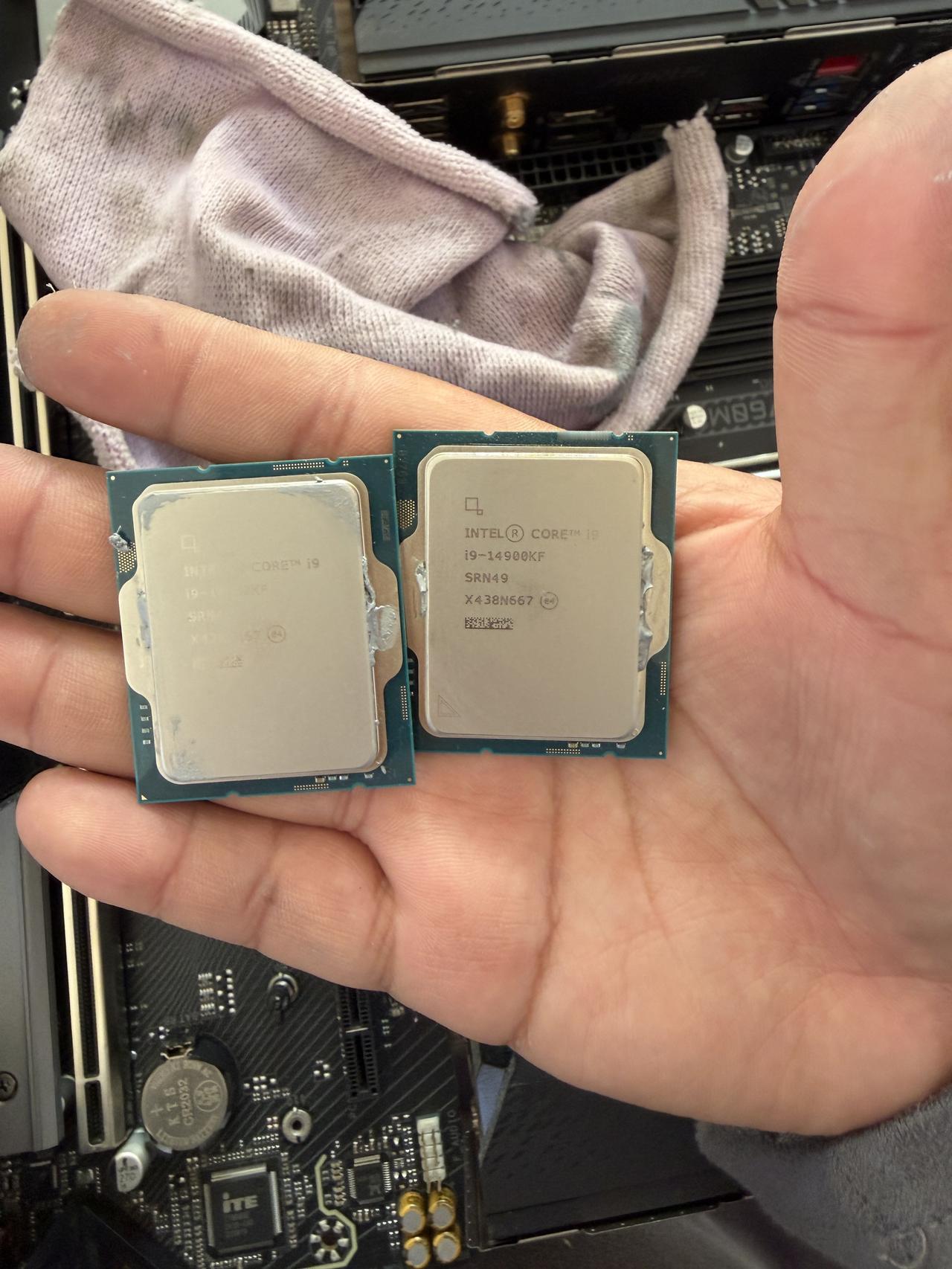 今天网吧收了一堆i9 14900KF，技嘉b760m aorus pro ax