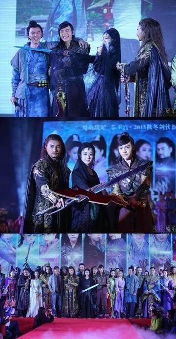 以前的剧宣都是穿着戏服进行剧宣，更有代入感，现在的剧宣穿着华丽的衣服，跳着刀马刀