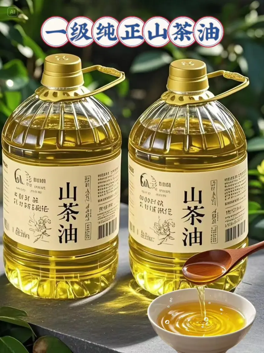 一级纯正山茶油来福利了~精选优质山茶果，物理压榨，头道原油，滴滴醇香...
