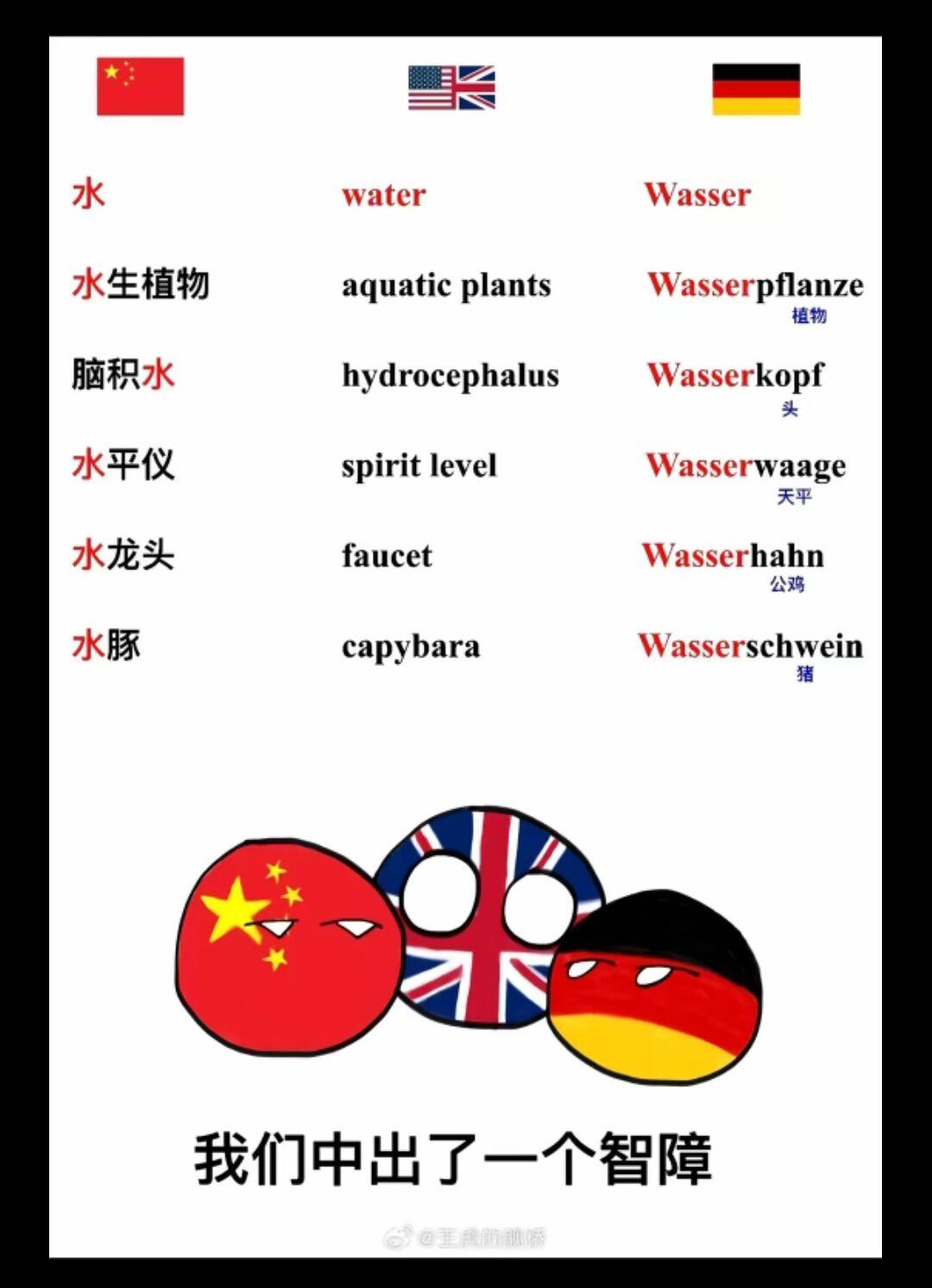 德国发展这么猛，会不会是因为他的语言结构和中国太类似的原因呢？
   中国人学德