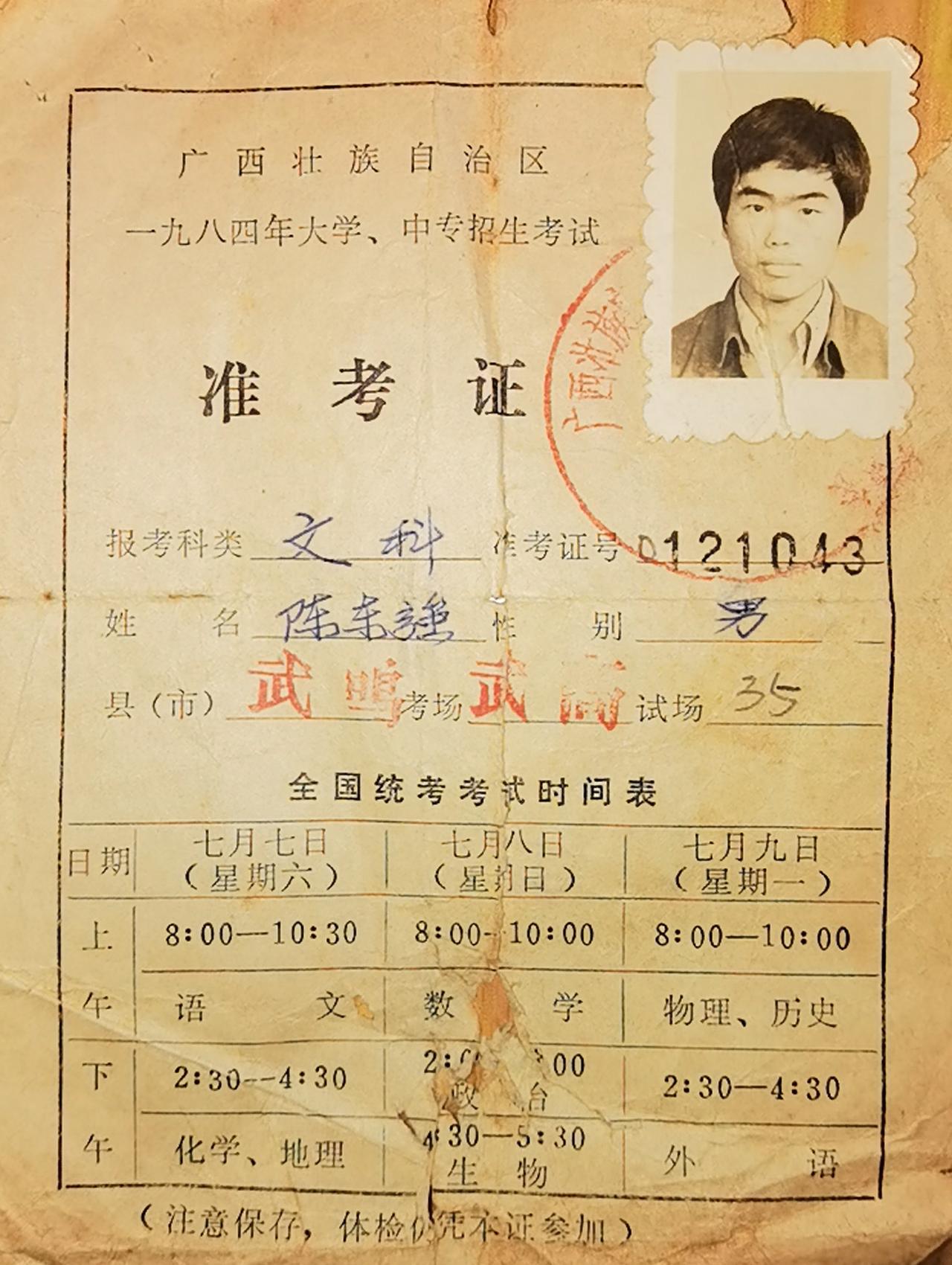 那年高考——改变我命运的10斤肉
       1983年我第一年高考落榜。总分