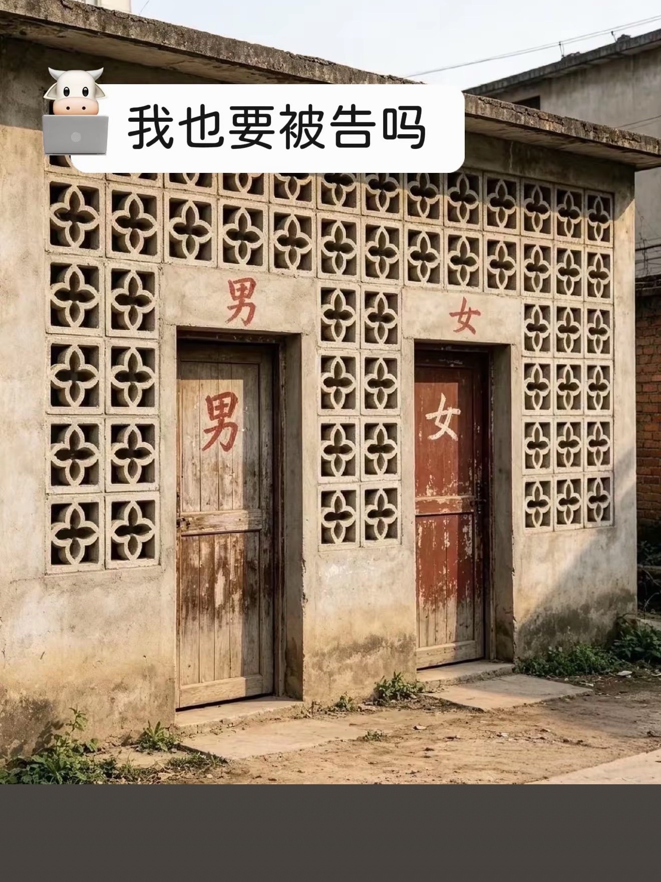 好怕LV告我家房子好怕LV告我老家的旱厕… 