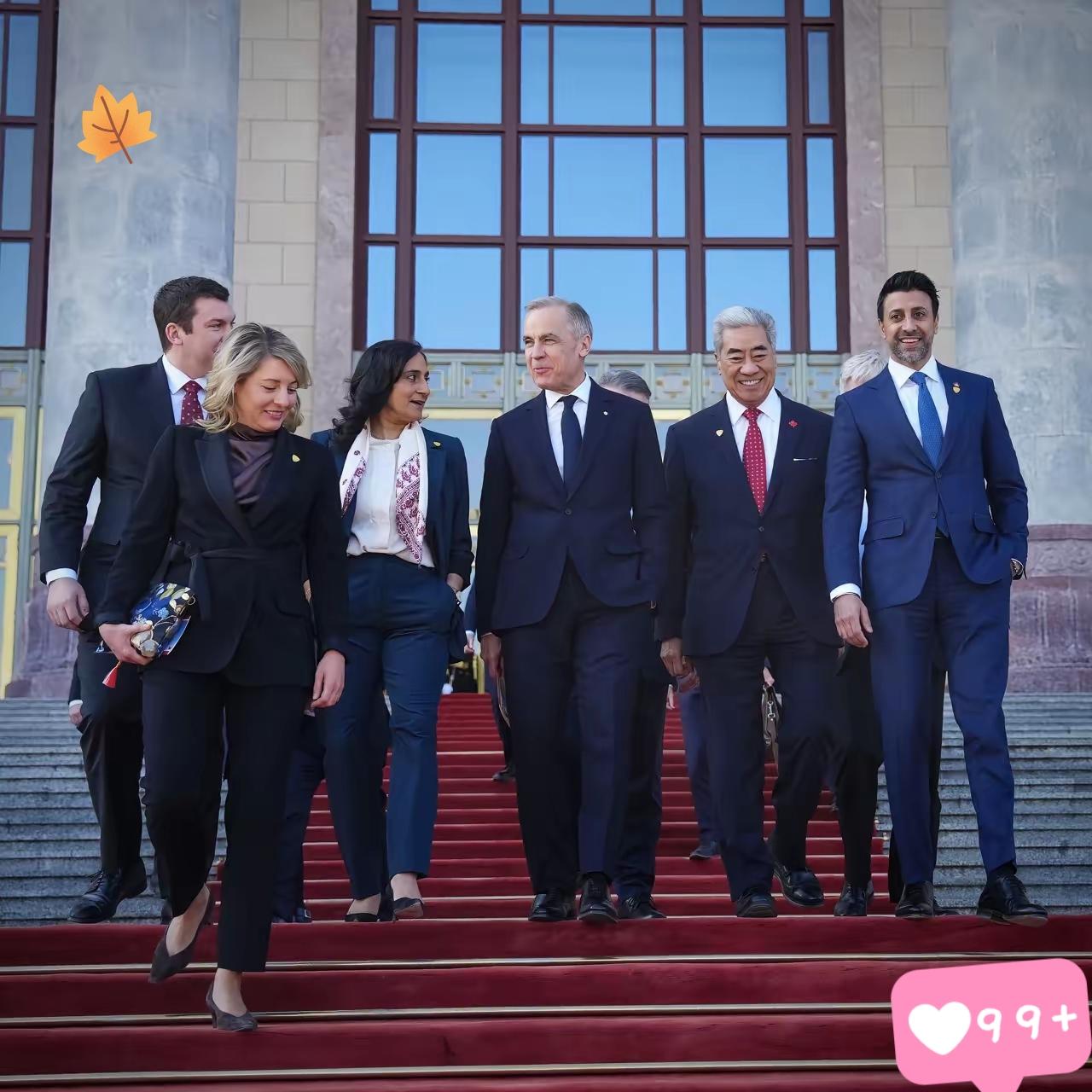 加拿大总理卡尼昨天（5日）宣布两件大事，都和中国有关。卡尼说，“在近期贸易紧张之